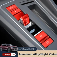 car gear shift knob handbrake auto hold button p switch cover trim for vw golf 8 mk8 at accessories 2020 2021