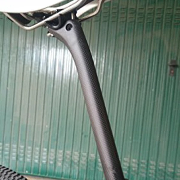 

No Logo Bicycle Seat Posts Carbon Road/Mtb 3K Matte Offset Seat Post Ultra-Light Bicycle Seatpost