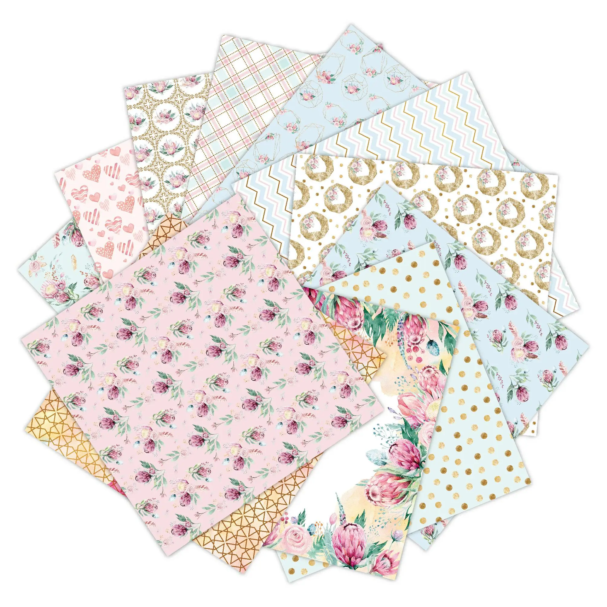 

everything is sound Scrapbooking paper pack of 24 sheets handmade craft paper craft Background pad p12