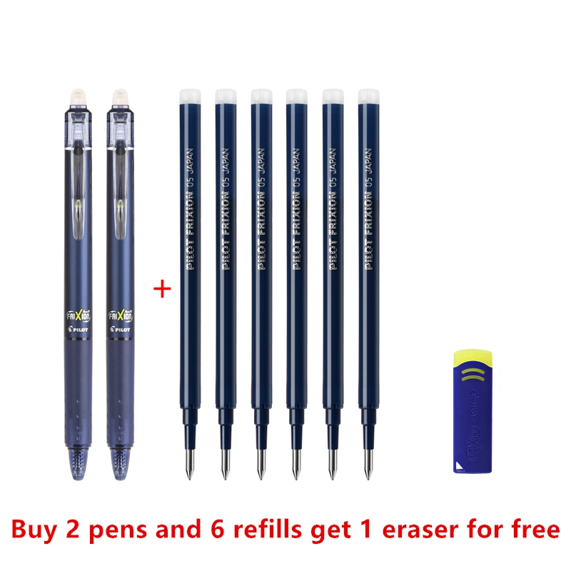 

PILOT FriXion Erasable Gel Pen LFBK-23EF and Refills BLS-FR5 10 Colors 0.5mm Bullet Type Penpoint Office & School Stationery
