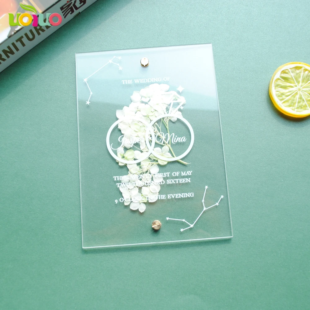 10 шт. свадебные пригласительные открытки с индивидуальным принтом романтичные