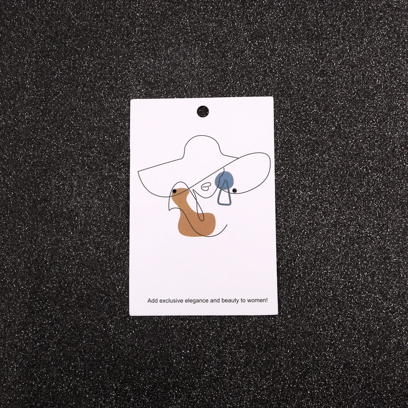 MISSDEAR Карточки для сережек из бумаги 10 шт.