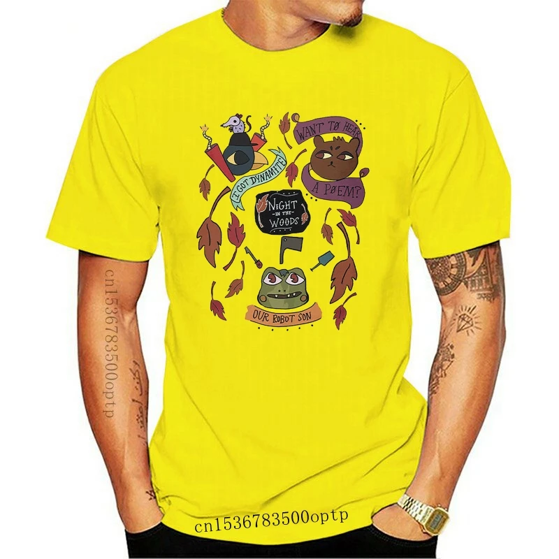 

Новая футболка с изображением ночи в лесу, Стильная хлопковая футболка премиум-класса, индивидуальная футболка