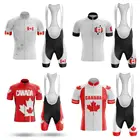 2022 красная Канада, лето 100% полиэстер, Мужская велосипедная одежда, многофункциональный комплект для велоспорта, Велосипедное оборудование, костюм для горного велосипеда, комплект из Джерси