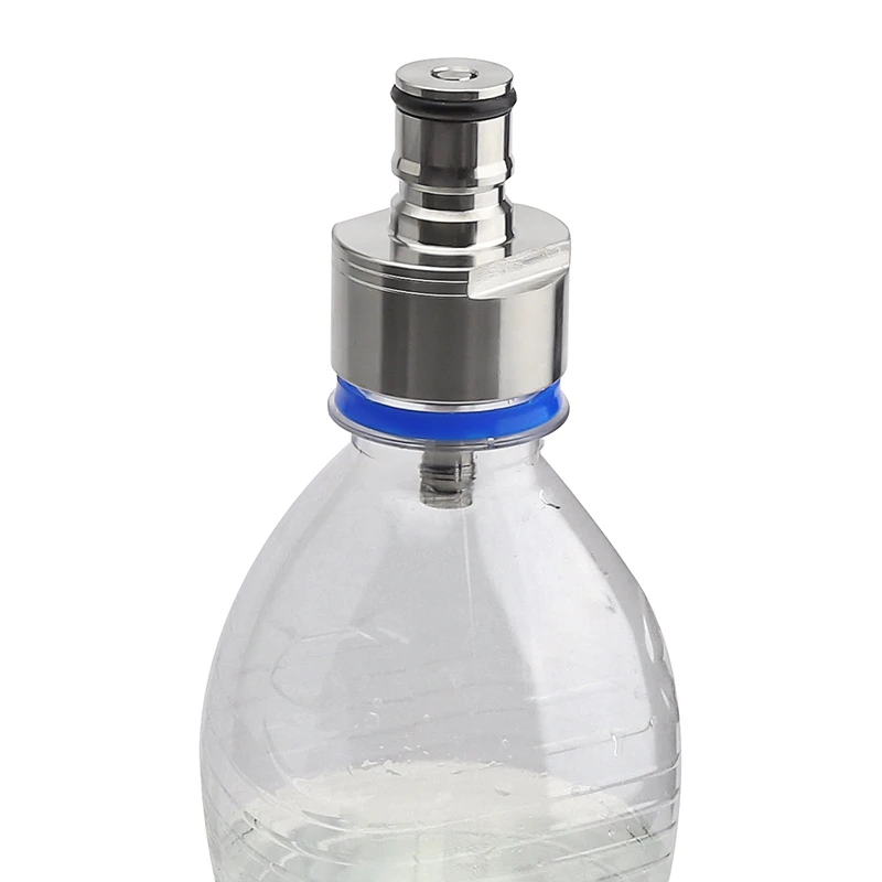 

2Pcs/Lot 304 Stainless Steel Carbonation Cap 5/16 Inch Barb, Ball Lock Type, Fit Soft Drink PET Bottles, Homebrew Kegging