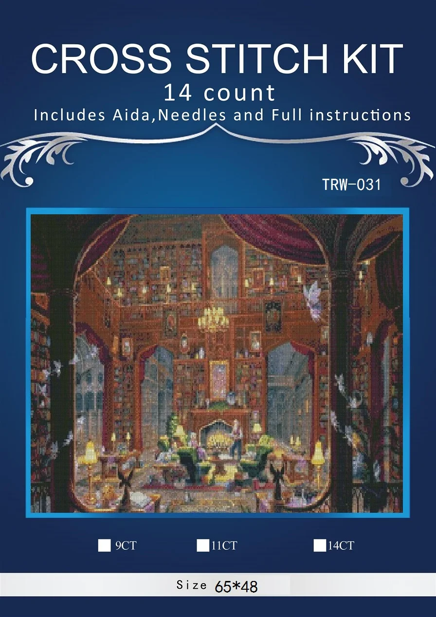 

new Embroidery Counted Cross Stitch Kits Needlework - Crafts 14 ct DMC DIY Arts Handmade Decor - Night dream