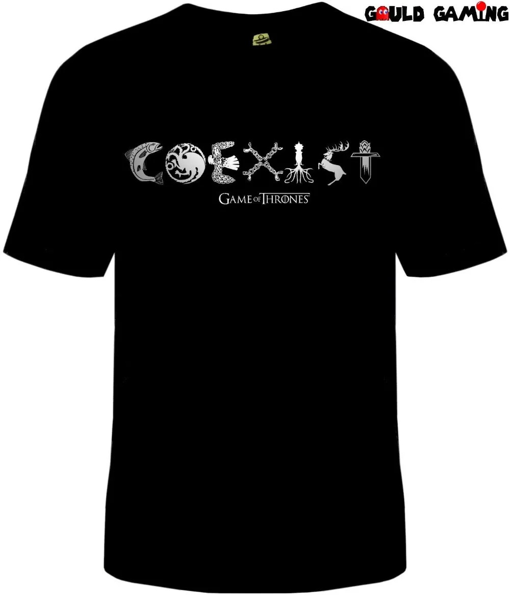 Хлопковая футболка с надписью Игра престолов бесплатная доставка Мужская Новая