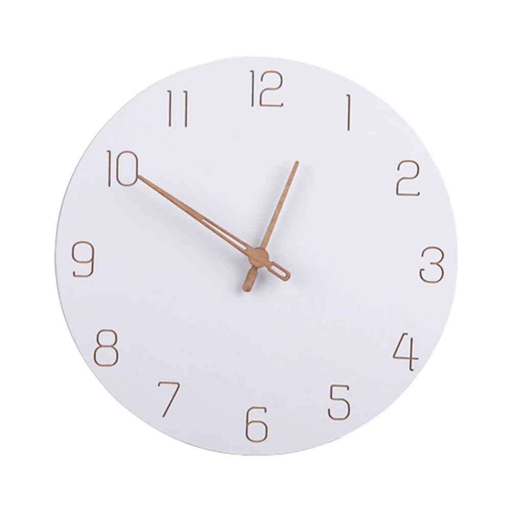 Простые Модные настенные часы в скандинавском стиле украшение для спальни