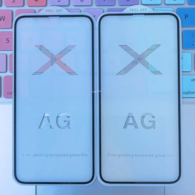 Лучшее качество полное покрытие матовое закаленное стекло для iPhone 6 6S 7 8 Plus X XR XS 11 Pro Max матовая защита экрана без отпечатков пальцев