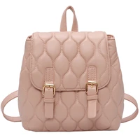 barhee designer women backpack diamond lattice small korean fashion pu leather bagpack pink girls mini mochila 2020 new supply