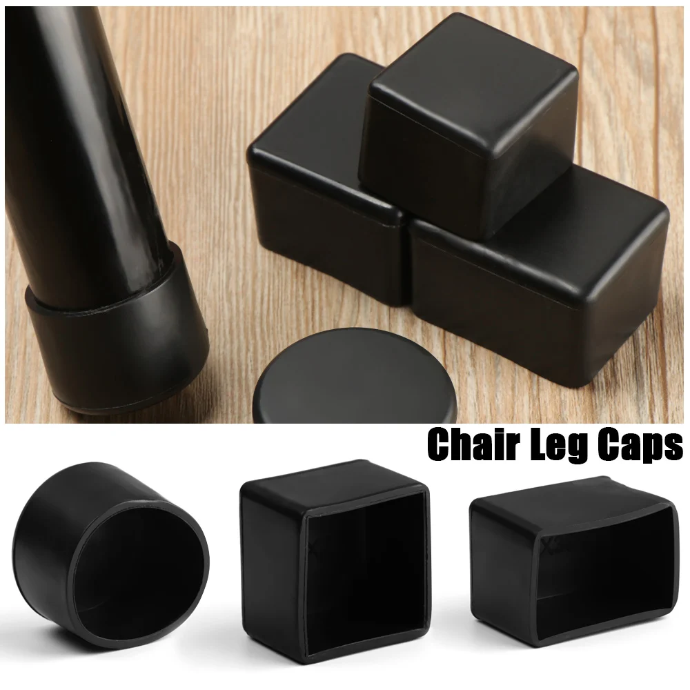 

8pcs/set Silicone Table Chair Leg Caps Non-Slip Covers Floor Protectors Furniture Table Covers Round Bottom Furniture Feet Nice