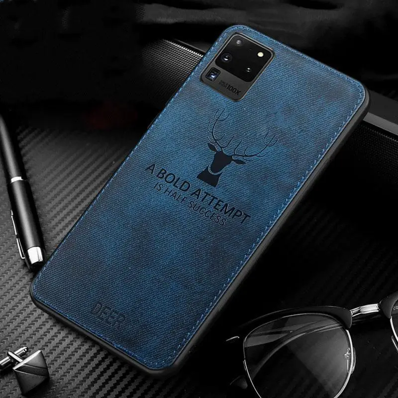 

Deer Cloth Case for Samsung Galaxy A12 M12 A42 M32 M42 A22 A32 5G S21 S20 FE Plus Note 10 Lite A50 A51 A71 A52 A72 Soft Cover