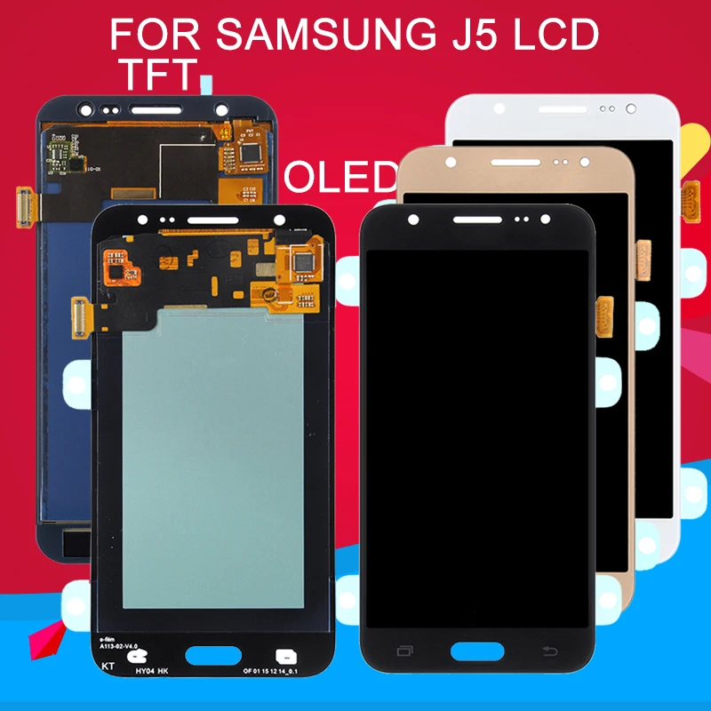Dinamico OLED J500 Lcd для Samsung Galaxy J5 2015 дисплей J500M J500F с сенсорным экраном дигитайзер