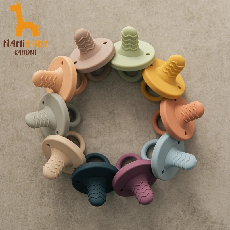 

1Pc Silicone Nipple Bpa Free Food Grade Silicone Baby Pacifiers Feeder Baby Teether Toy Nipple Chewable Nursing Molar Toys
