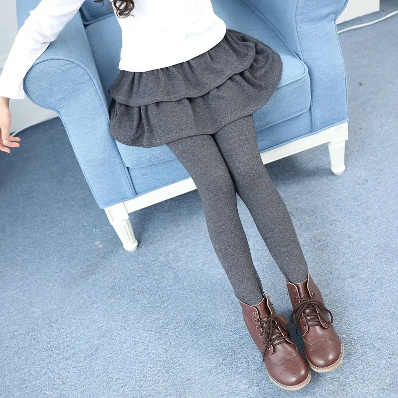 Детская одежда леггинсы для девочек Новинка осени 2020 года юбка штаны в западном