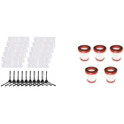 Фильтр и щетка для Ilife V3S Pro, V5 и V5S Pro Robot с 5 фильтрами для пылесоса Xiaomi Deerma VC01, 20 шт.