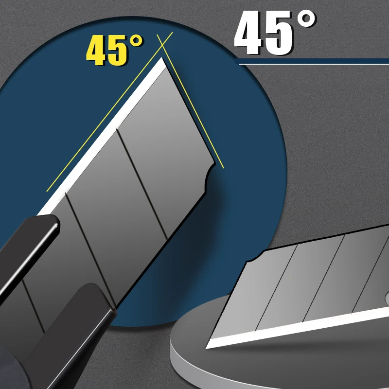 Универсальный Нож Deli с самоблокировкой металлические лезвия 18 мм резак для