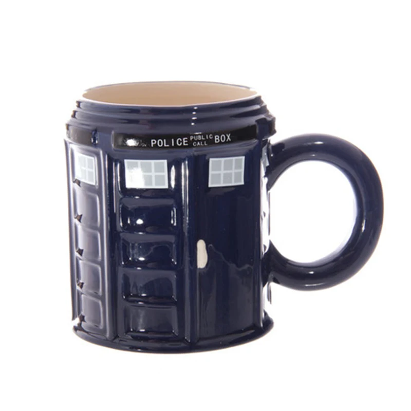Новая полицейская коробка Doctor Who Tardis кофейная кружка керамическая чашка с