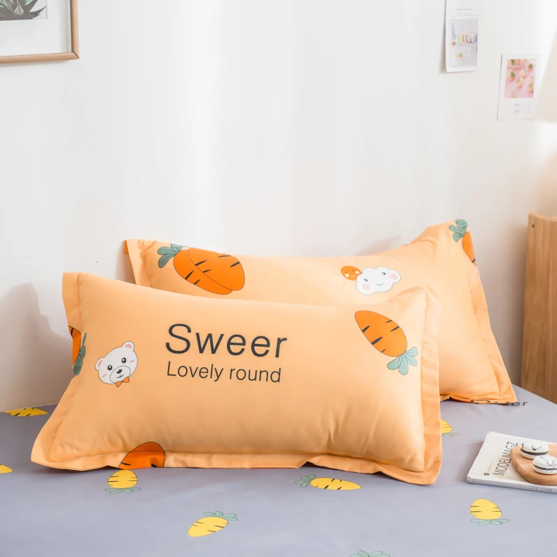 

Super Soft 100% Polyester Adult Bedding Set Elastic 4 Pieces Bedding Set Suitable For Queen 2 Pillowcases (19*29Inches)