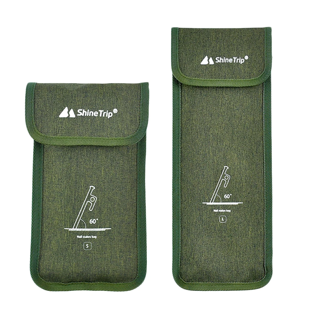

Ground Nail Bag Outdoor Camping Tent Pegs Bag Oxford Cloth Hammer Wind Rope Hiking Travelling Accessories Pouch Storage