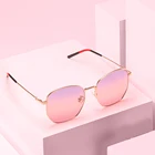 Солнцезащитные очки женские, поляризационные, с линзами UV400, винтажные, с кристаллами, с градиентом, N9866