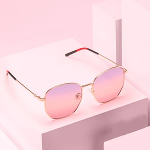 Солнцезащитные очки женские, поляризационные, с линзами UV400, винтажные, с кристаллами, с градиентом, N9866