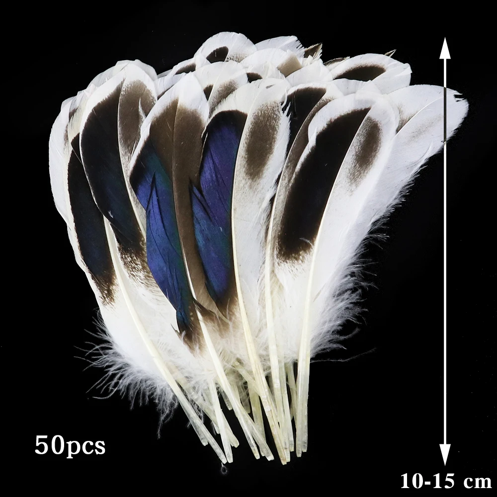 Белые черные сливы материал для вязания мух гусиные индейки петушиные перья