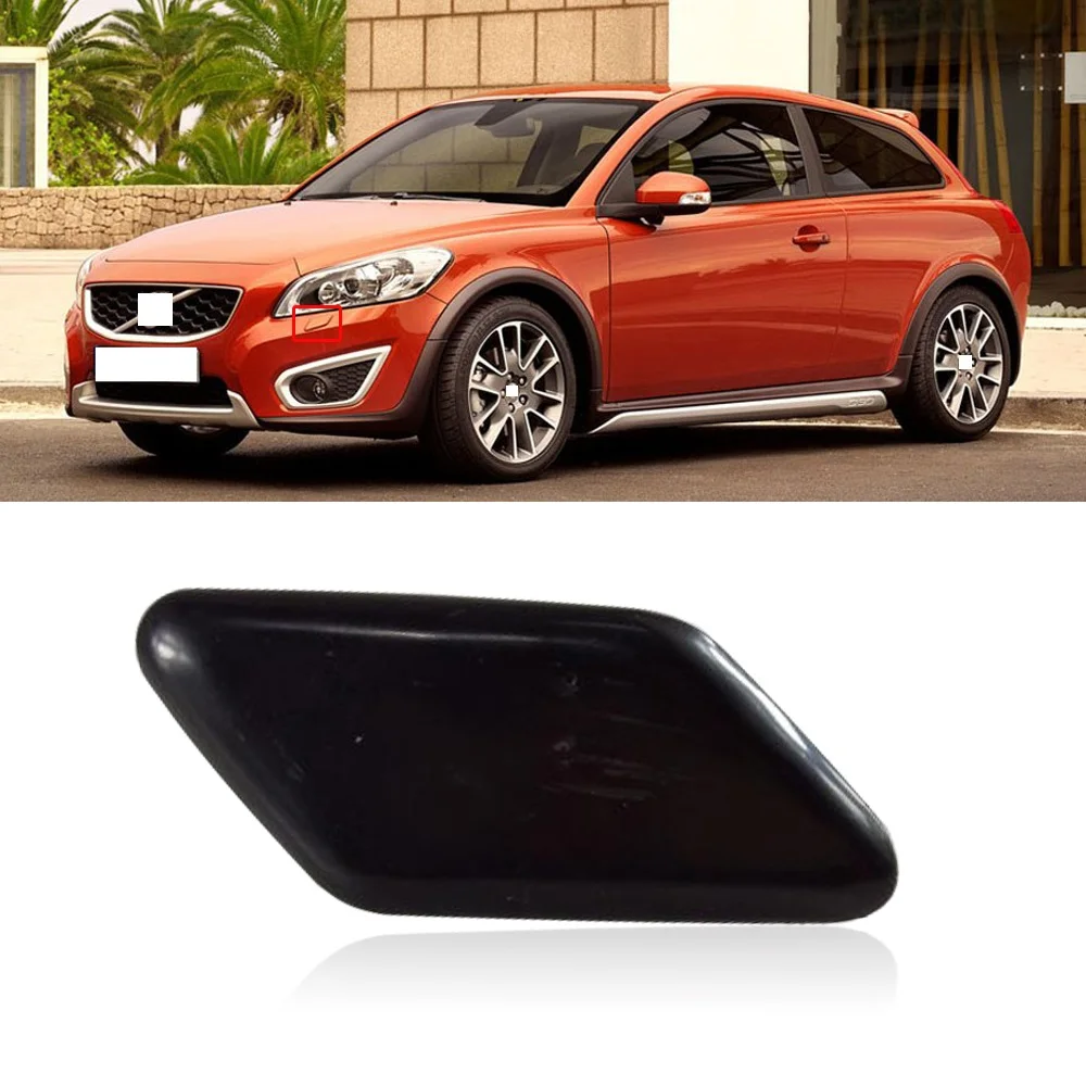 CAPQX для Volvo C30 2010-2013 передний бампер Омыватель фар распылитель Струйная Крышка фары распылитель воды пистолет крышка отделка оболочки капот