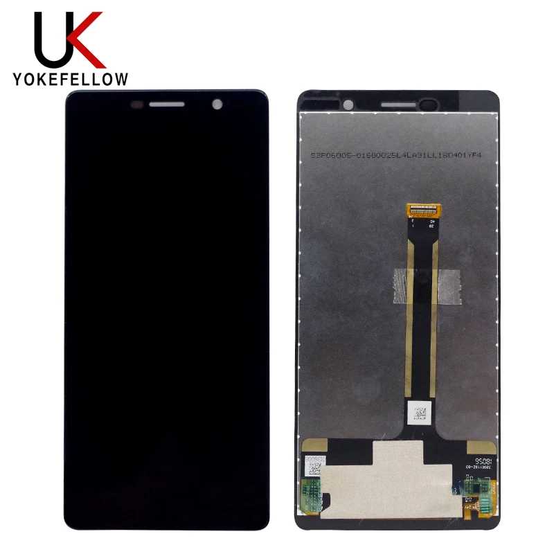 ЖК дисплей с тачскрином для Nokia 7 Plus тачскрин TA 1062 1046 1055 сменный дигитайзер ремонта