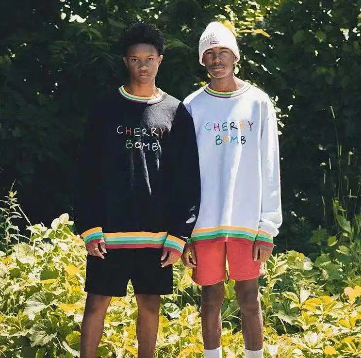 BOMB/Новинка Унисекс Толстовки с капюшоном вишневым цветком для гольфа Le Fleur Tyler The