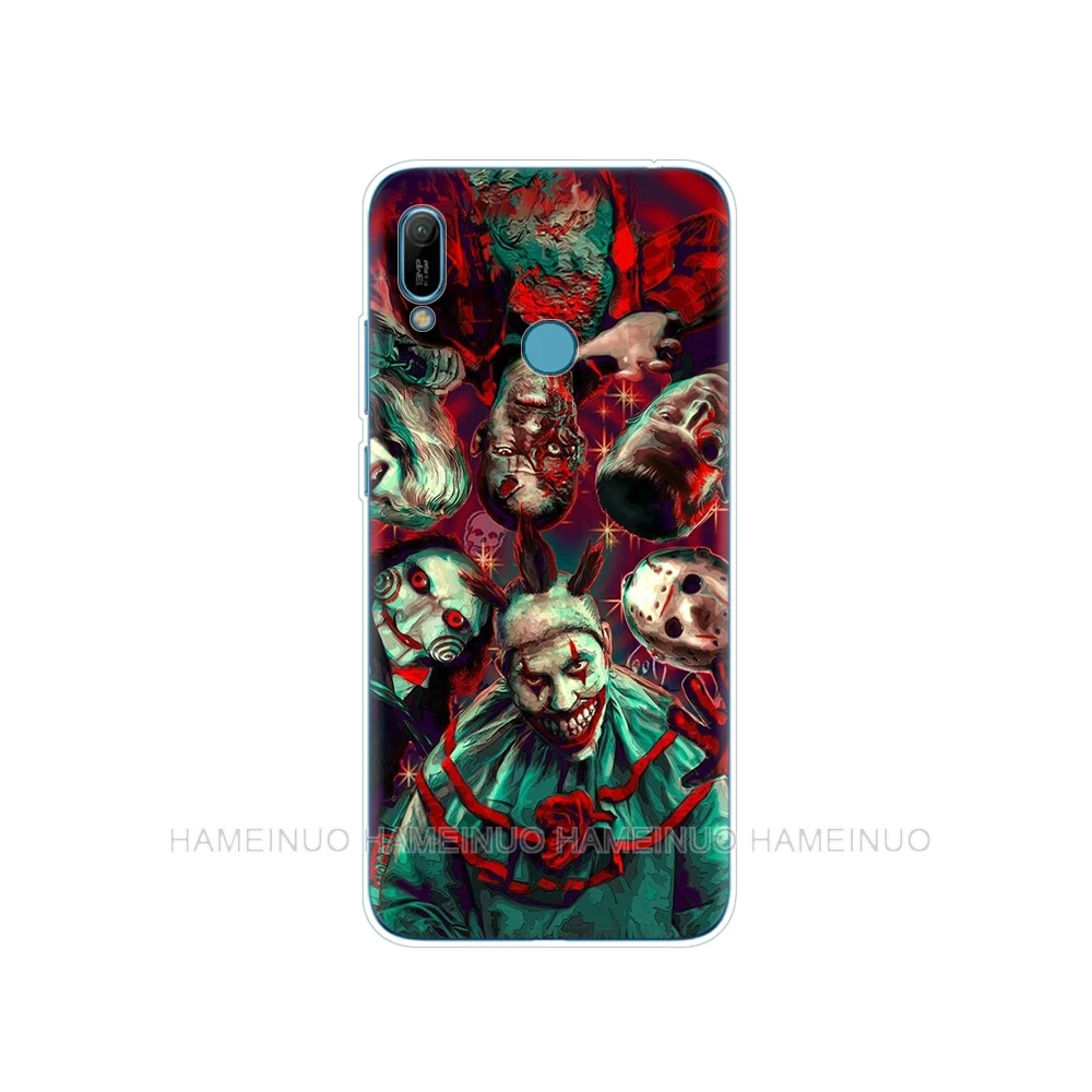 Силиконовый чехол для телефона huawei Y5 Y6 Y7 Y9 PRO PRIME honor 8s 8a 20 LITE PRO 10i view 20 V20 coque The Clown Horror IT - Цвет: 80715