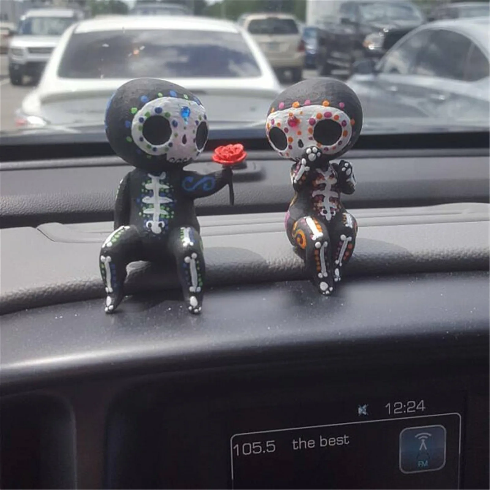 3D удивительная чужой игрушки-статуи рисунок сахарный череп модель ручной