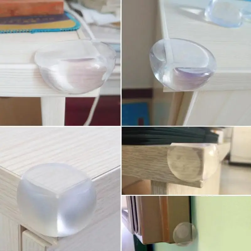 4 шт круглая защита для угла края крышки удобный практичный дизайн анти