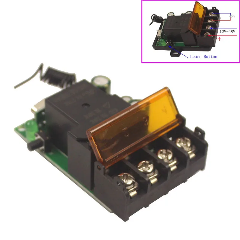 Беспроводной пульт дистанционного управления для водяного насоса 433 МГц 12 В 24 36 48