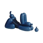 Скандинавская Статуэтка поделок из смолы Забавный шарик скульптура собаки украшение для дома Современная Гостиная Настольная декоративная статуэтка с животными