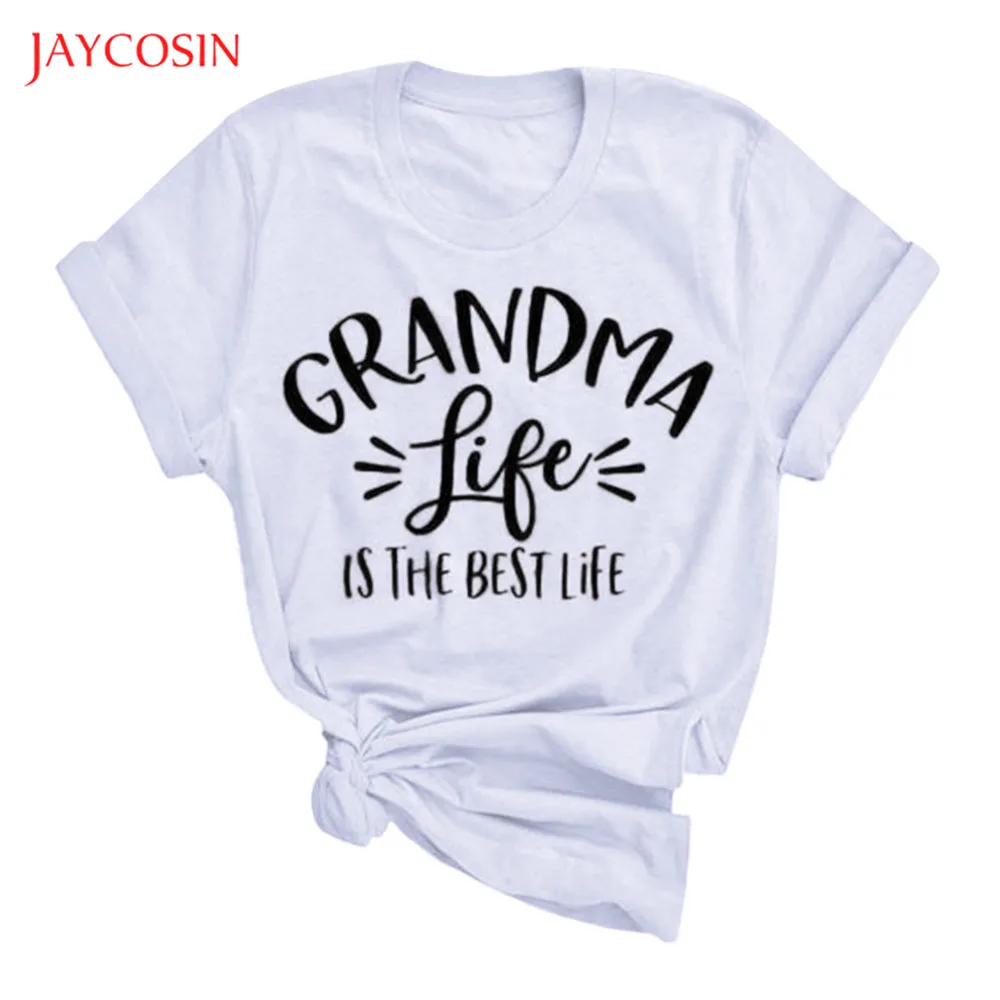 Фото Модная женская футболка Jaycosin с коротким рукавом 2020 Женская Повседневная на День