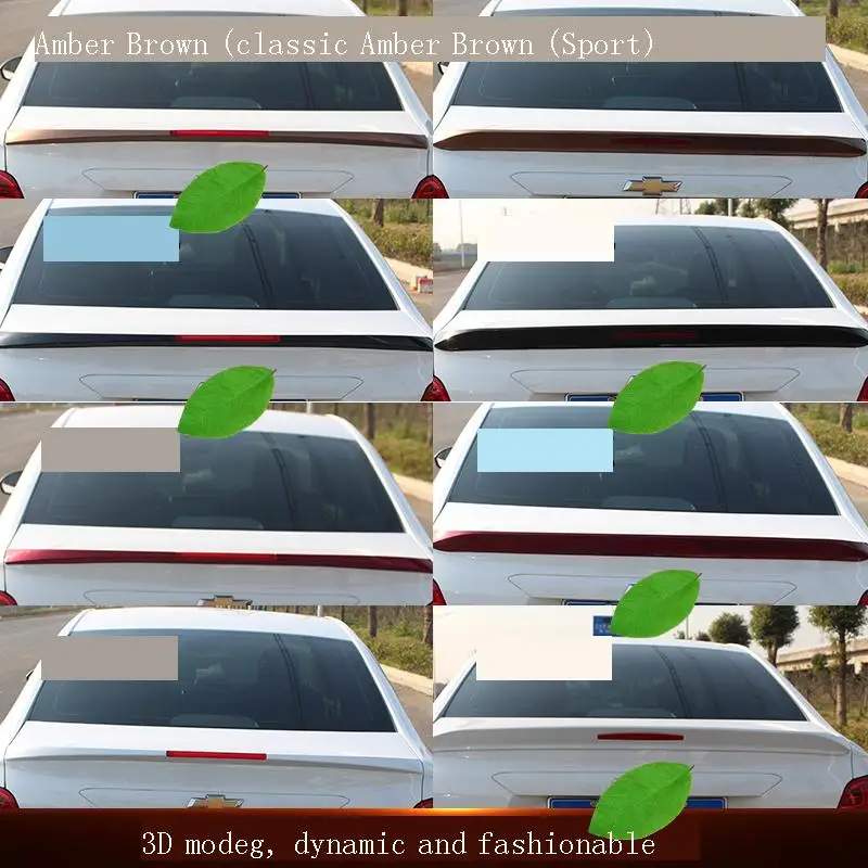 Accessories Rear Aileron Voiture Tuning Aleron Auto Car Roof Spoiler Wing 2016 2017 2018 2019 2020 FOR Chevrolet Cavalier | Автомобили и