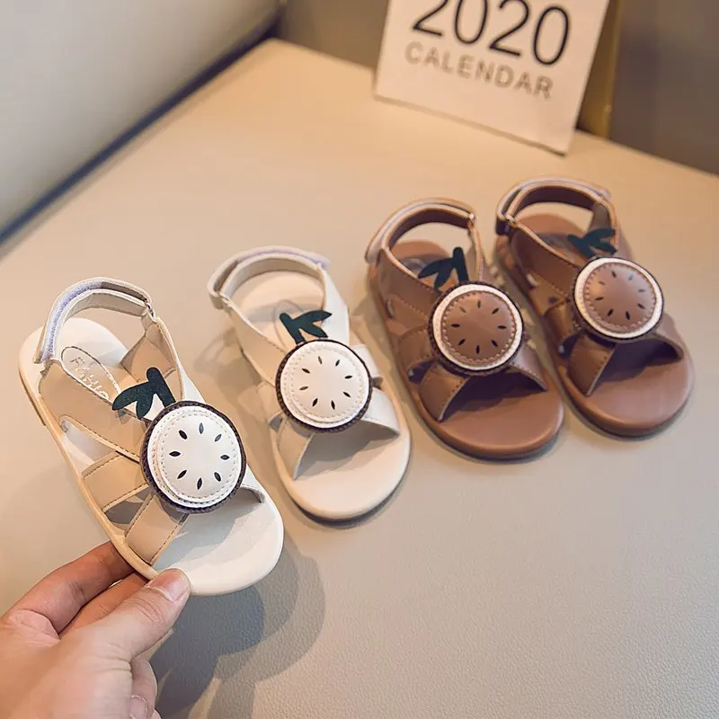 Детские сандалии новинка 2020 широкая летняя обувь для девочек детские из