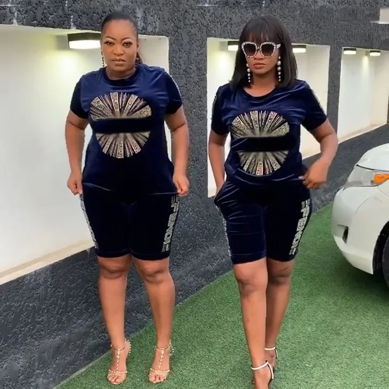 Бархатная африканская женская одежда осень/зима 2020 мусульманский комплект из 2