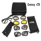 Тактические поляризованные очки Daisy C5 для страйкбола, пейнтбола, стрельбы, военные очки для активного отдыха, походов, защитные армейские мужские солнцезащитные очки