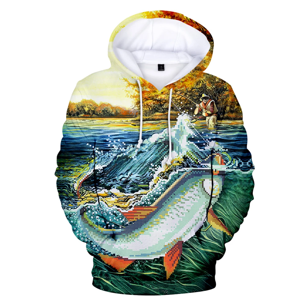 

Креативные толстовки с 3D принтом кавайной рыбы, свитшоты для мужчин и женщин, Молодежная Толстовка, для взрослых и детей, модные пуловеры дл...