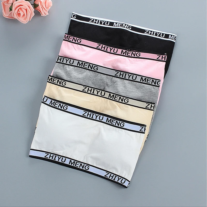 Бюстгальтер без бретелек для девочек нижнее белье подростков тренировочный