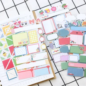 Красочный Милый мультяшный школьный журнал путешественника Domikee, дневник, планировщик, ярлыки, наклейки, канцелярские принадлежности, можно писать