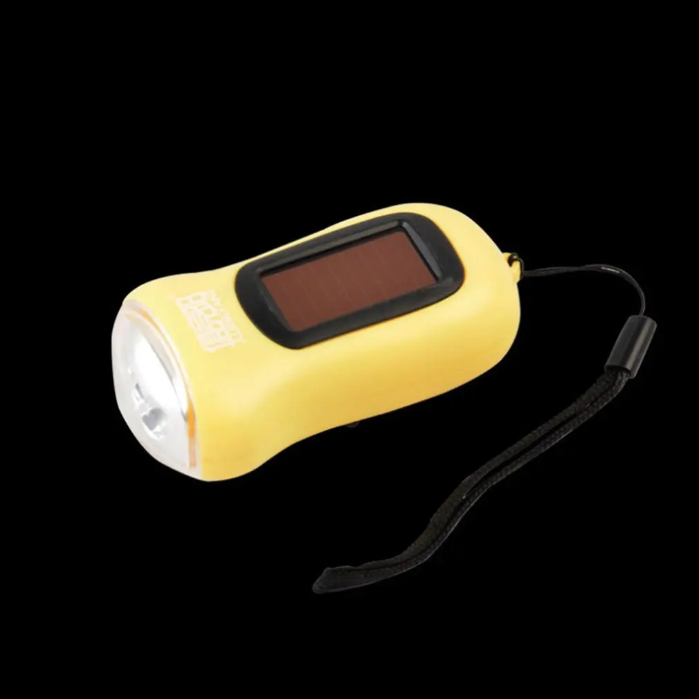 Portable Mini 3 LED Solar Powered Hand Crank Flashlight Rechargeable Emergency Tent Camping Torch Light Sale | Лампы и освещение