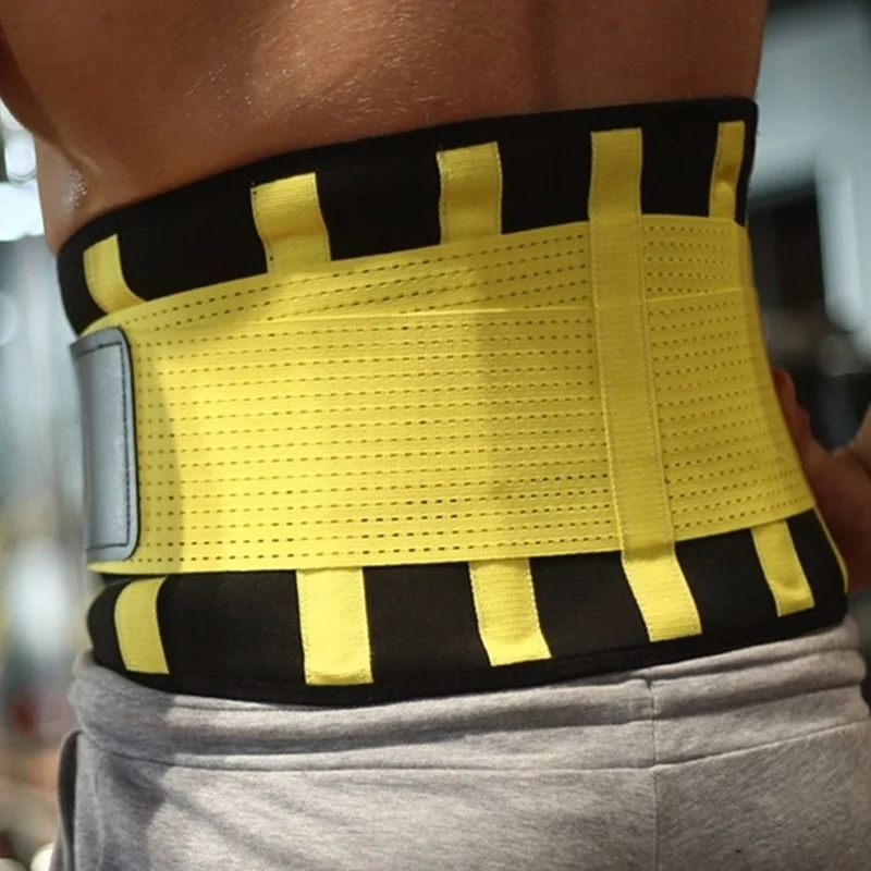 Спортивные ремни триммер для талии поддержка поясницы пояс мужчин и женщин