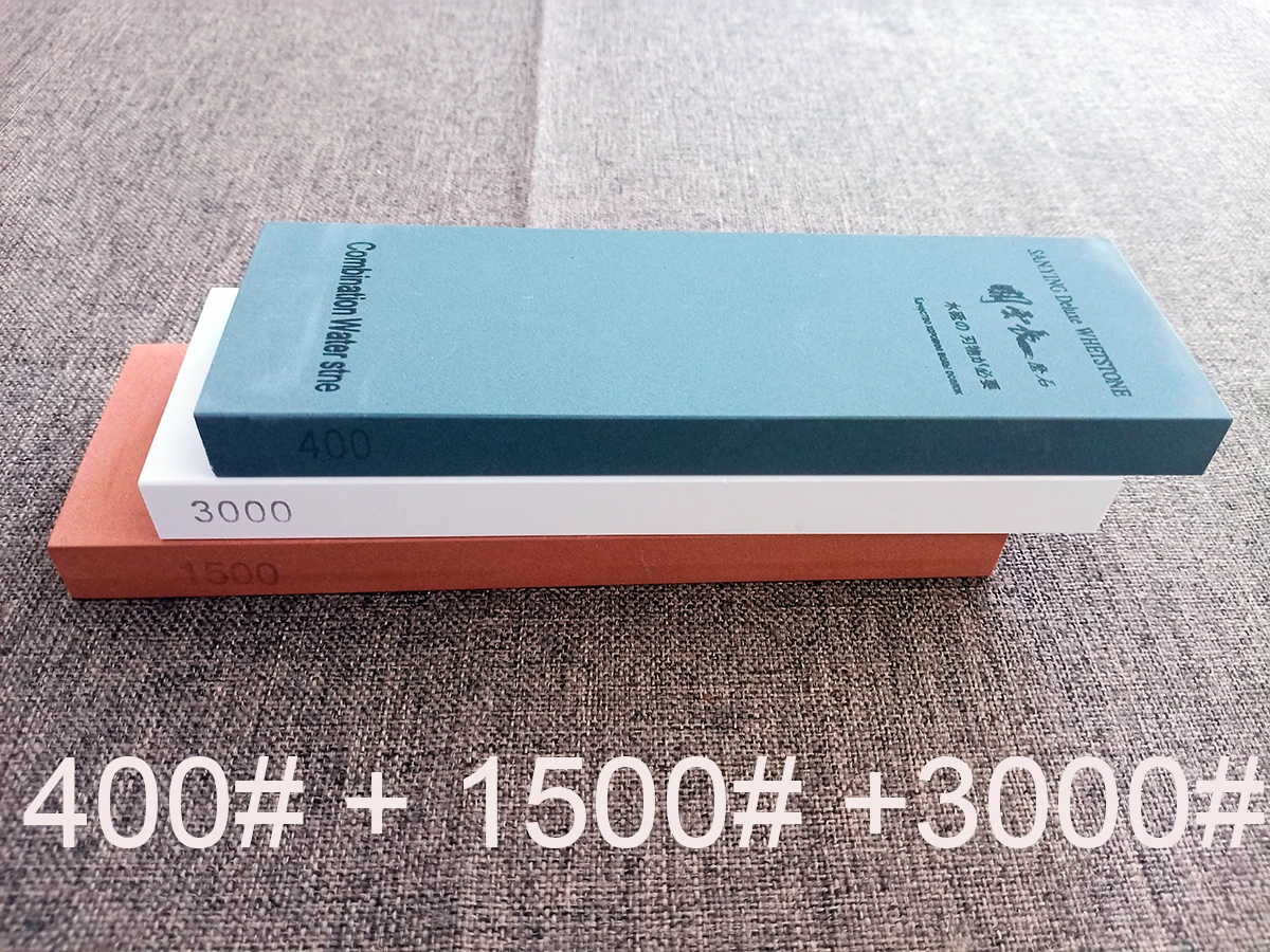 400#- 8000# точилка для ножей точильный камень шлифовальный камень 180*60*15 мм/7*2*0,5 дюймов - Цвет: 40015003000