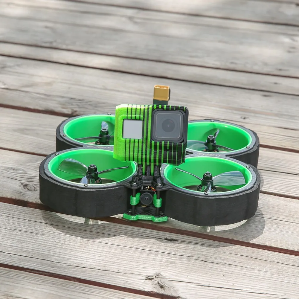 IFlight Green Hornet V2 3 дюйма 145 мм SucceX E Mini F4 35A ESC 300mW VTX Caddx EOS2 XING C 1408 4S/6S Cinewhoop воздуховод