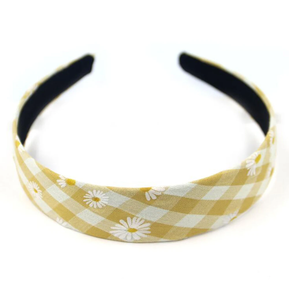 

Cloth Wide-Brimmed Women Hair band Hair Accessories Soft Daisy Floral Flower Strip Party Graceful Sweet Girls Headband