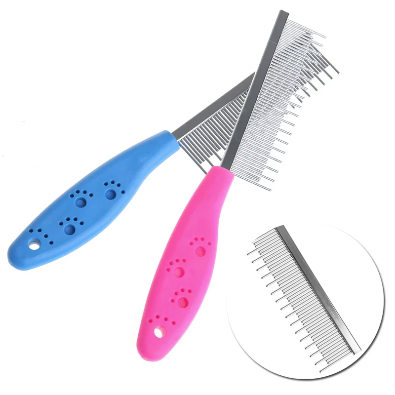 

Pet Cat Dog Trimmer Grooming Comb Brush Comb Rake Hair Shedding Flea K3NA