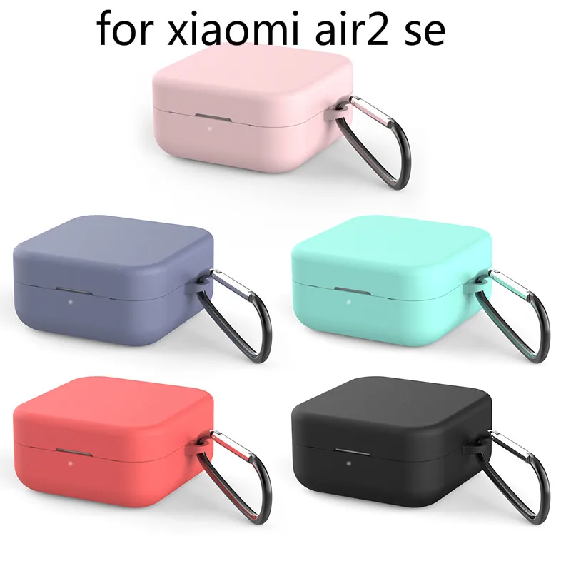 Силиконовый чехол для Xiaomi Air2 SE Mi Airdots Pro2 мягкий противоударный наушников Air 2 TWS |
